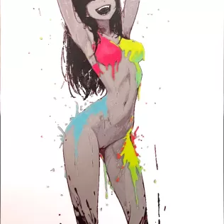COLOR GIRL (HueForge NSFW) 155x230mm - Model thumbnail 2