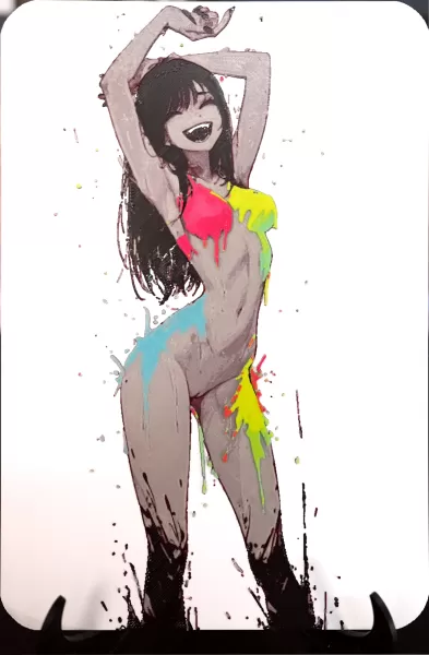COLOR GIRL (HueForge NSFW) 155x230mm - Model preview 2