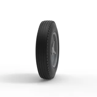 Front wheel of Vintage Champ car Version 1 Scale 1:25 - Model thumbnail 3