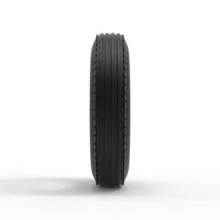 Front tire of Vintage Champ car Version 1 Scale 1:25 - Model thumbnail 4