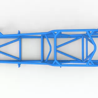 Frame of Silver Crown Car Version 3 Scale 1:25 - Model thumbnail 9