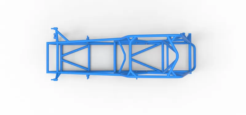 Frame of Silver Crown Car Version 3 Scale 1:25 - Model preview 9