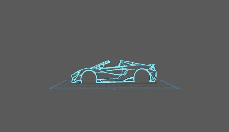 McLaren - 600 LT Wall Art - Model preview 1