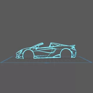 McLaren - 600 LT Wall Art