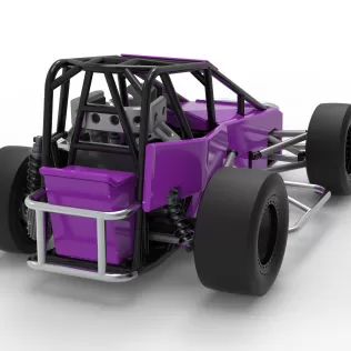 Three Quarter Midget Scale 1:25 - Model thumbnail 18
