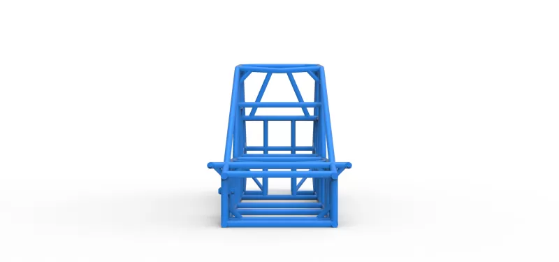 Frame of Experimental Pavement Silver Crown Car V2 Scale 1:25 - Model preview 5