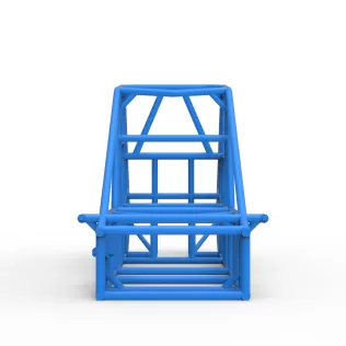 Frame of Experimental Pavement Silver Crown Car V2 Scale 1:25 - Model thumbnail 5