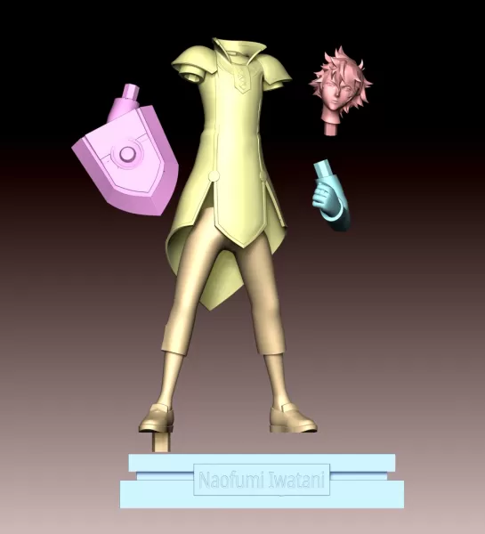 Naofumi Iwatani Fan Art - Model preview 10