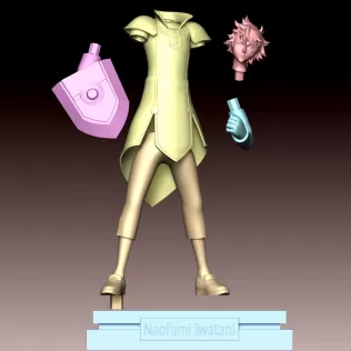 Naofumi Iwatani Fan Art - Model thumbnail 10