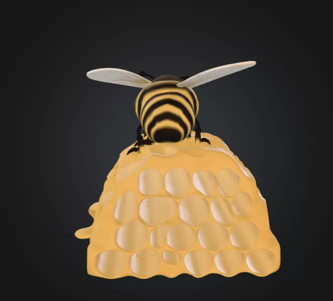 Bee Hive - Model preview 3