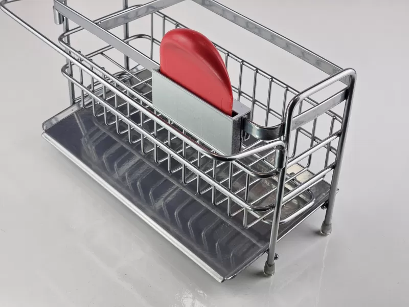 Dish Scraper Holder Compatible with Kitchen Caddy Organizers - Model preview 1