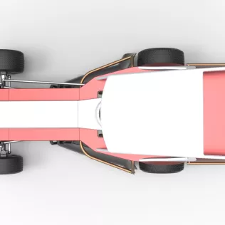 Vintage Dirt Modified stock car Version 5 Scale 1:25 - Model thumbnail 11