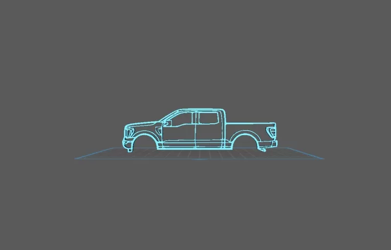 Ford - F150 2021 Wall Art - Model preview 1