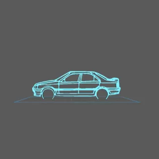 Peugeot - 405 GTI Wall Art