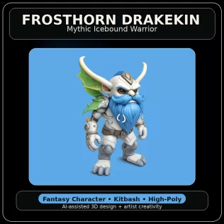 Forest Folk Legends – Fantasy Character Kitbash Collection - Model thumbnail 6