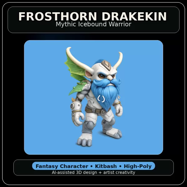 Forest Folk Legends – Fantasy Character Kitbash Collection - Model preview 6