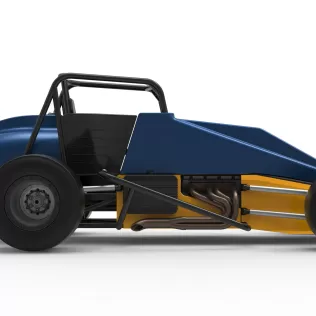 Vintage Pavement Silver Crown Car Scale 1:25 - Model thumbnail 22