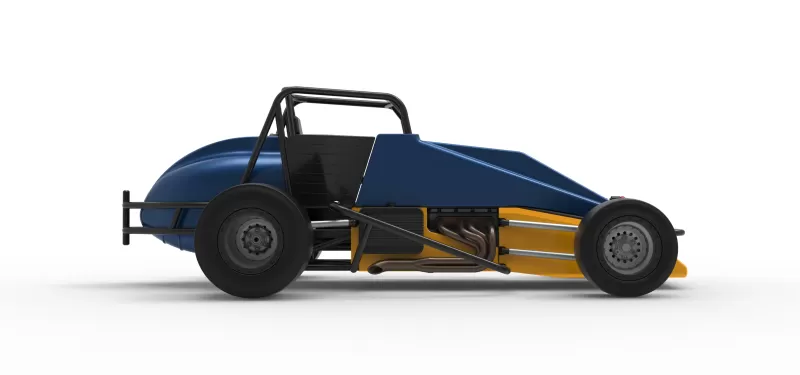 Vintage Pavement Silver Crown Car Scale 1:25 - Model preview 22