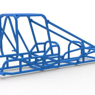 Frame of Dirt Silver Crown Champ car Scale 1:25 - Model thumbnail 13