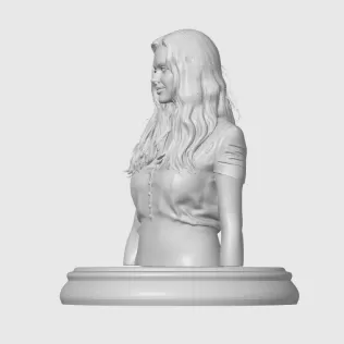 Amanda Seyfried 3D Bust Print - Model thumbnail 7