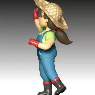 Farmer Yumi Fan Art - Model thumbnail 7