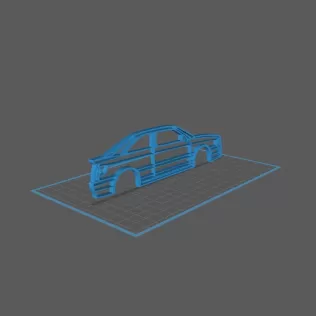 Audi - 90 Type 89 Wall Art