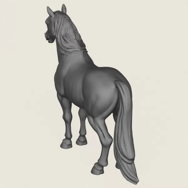 Horse Print Ready 3D Model - Model preview 5