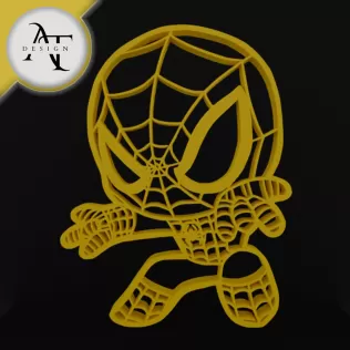 Spidey - Little Spiderman - Marvel - Silhouette - 2D Wall Art