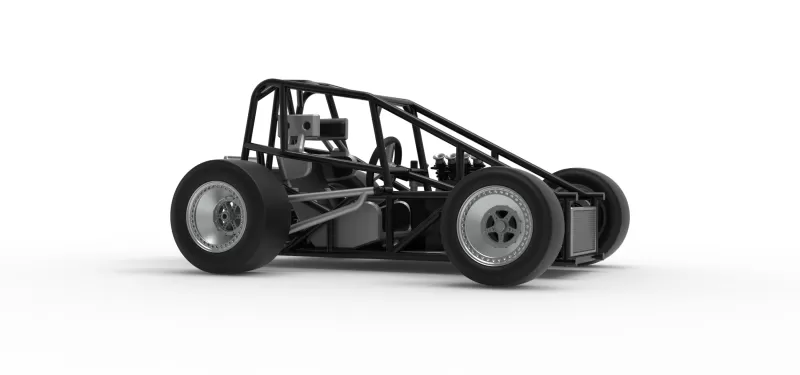 Three Quarter Midget Base Scale 1:25 - Model preview 25