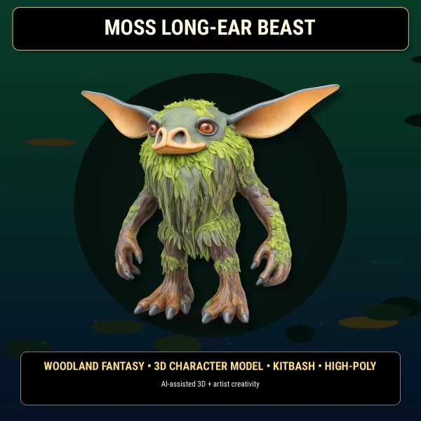 Forest Gremlin Creatures – Fantasy Woodland Character Pack - Model preview 4
