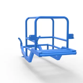 Frame of Vintage Supermodified stock car V2 Scale 1:25 - Model thumbnail 11
