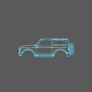 Ford - Bronco 2021 Wall Art
