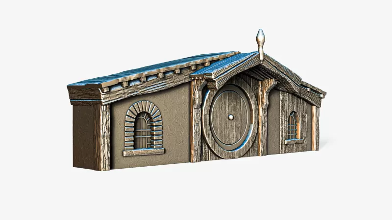 Hobbit House Facade 3 #RoZ - Model preview 3
