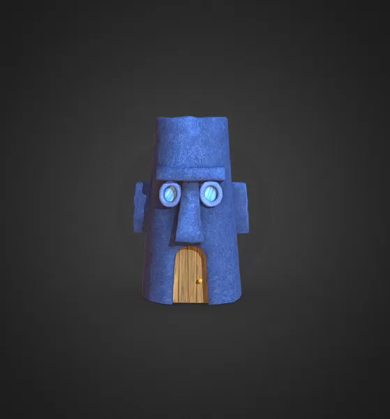Sponge Bob Hero Pants Squidward's House - Model preview 1