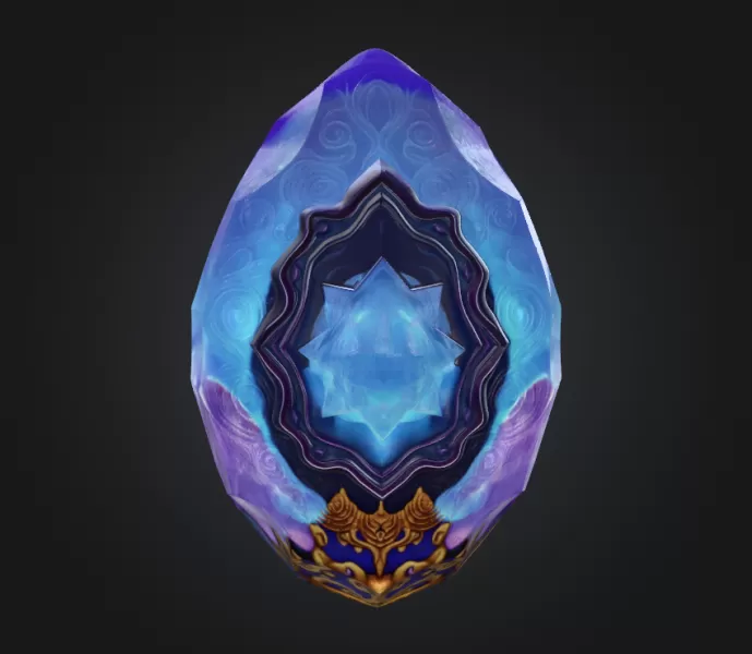 Fantasy Magic Gemstone - Model preview 3