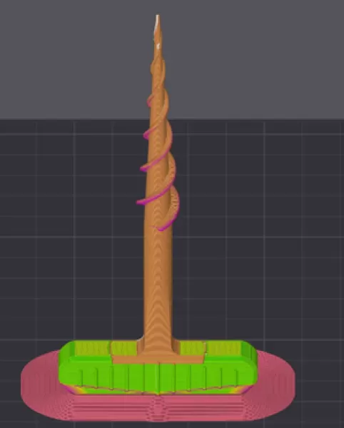 Limpador de bicos para silicone - Model preview 2