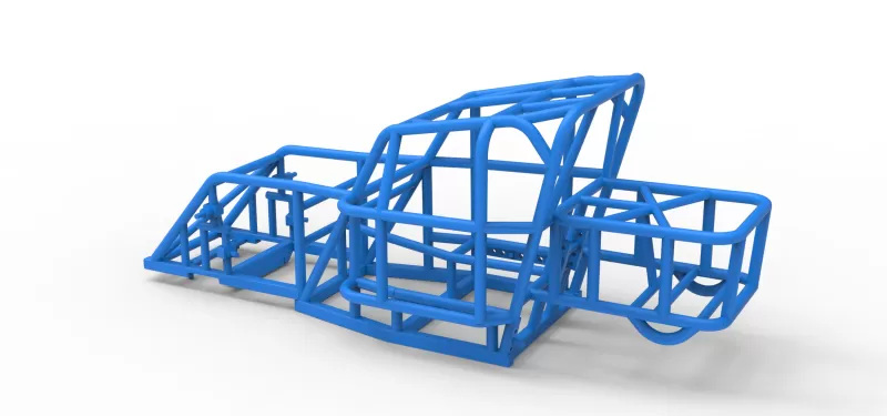 Frame of Mod Lite Race car Scale 1:25 - Model preview 9
