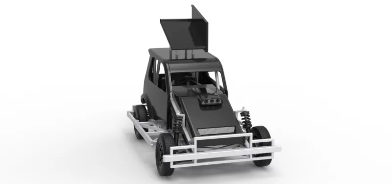 New Zealand Ministock car Version 3 Scale 1:25 - Model preview 26