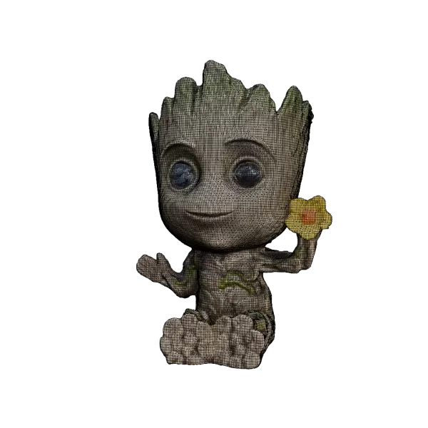 Grut 3D Model - Fantasy Cartoon Character Adorable Tree Spirit - Model preview 5