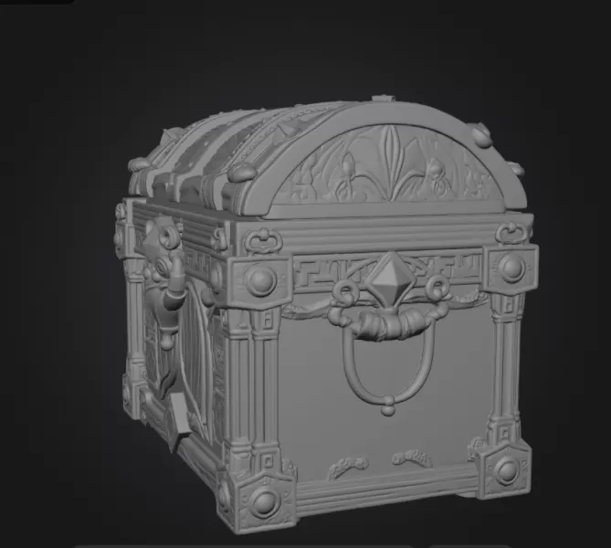 Dungeon chest - Model preview 2