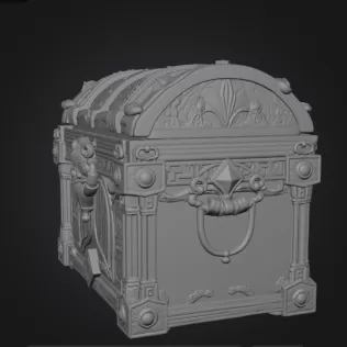 Dungeon chest - Model thumbnail 2