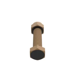 Bolt with Cap nut - Model thumbnail 6