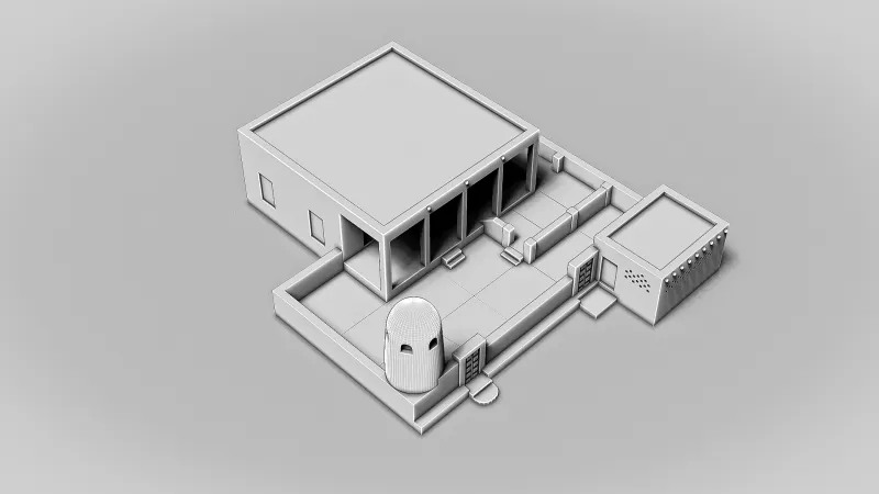 Al Za'abi Mosque #RoZ - Model preview 6