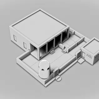 Al Za'abi Mosque #RoZ - Model thumbnail 6