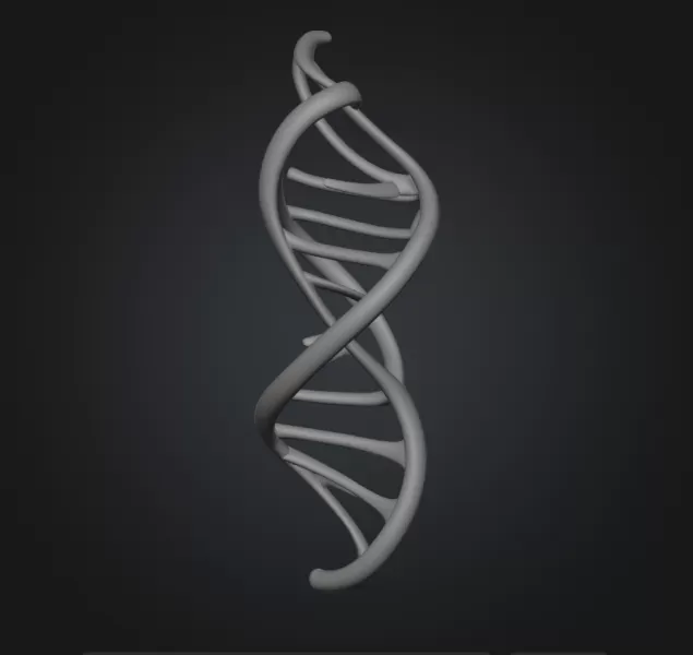 DNA sculpture - Model preview 1