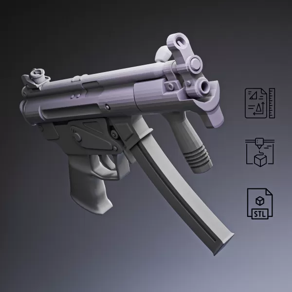 MP5K Compact SMG #RoZ - Model preview 7