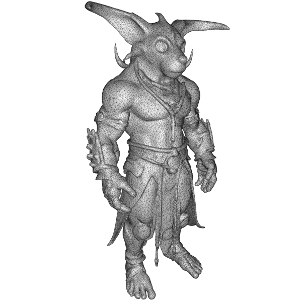 Mythic Horned Guardians – Fantasy Character Collection Kitbash - Model preview 15