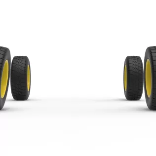 Wheel set of BriSCA Formula 2 Stock Car Scale 1:25 - Model thumbnail 4