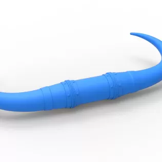 Bull horns for car ot truck Version 4 Scale 1:25