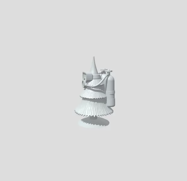 Christmas tree diving equipment - Model preview 2